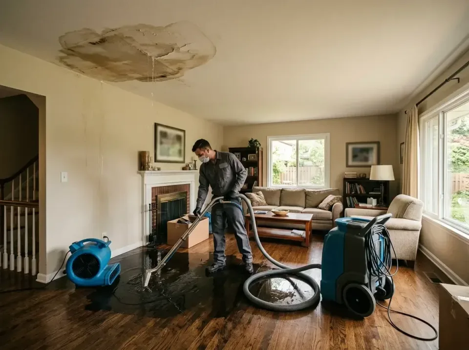 attic-pipe-burst-ceiling-drip-008 — frequently asked questions, Water Damage Restoration & Carpet Care in North Valley Strea…